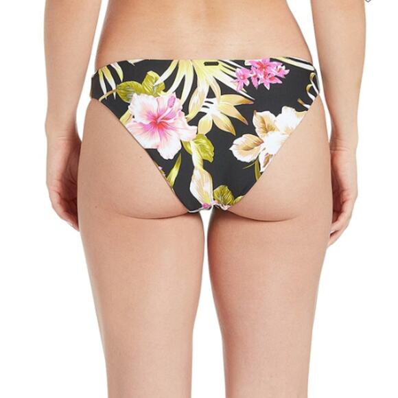 Volcom Women's For Shore Bikini Bottom Black /Multi Size XL NWT - Picture 2 of 3